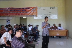 Fasilitator Teknik PNPM MPd Memfasiliatsi Musrenbang Kecamatan